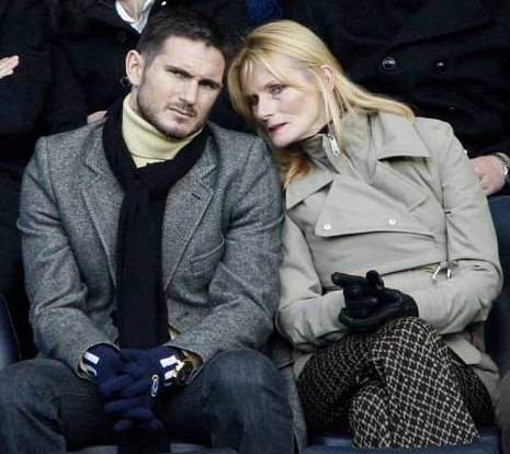 Frank Lampard with mother Pat