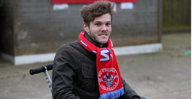 Paralysed Footballer owns Club he played for