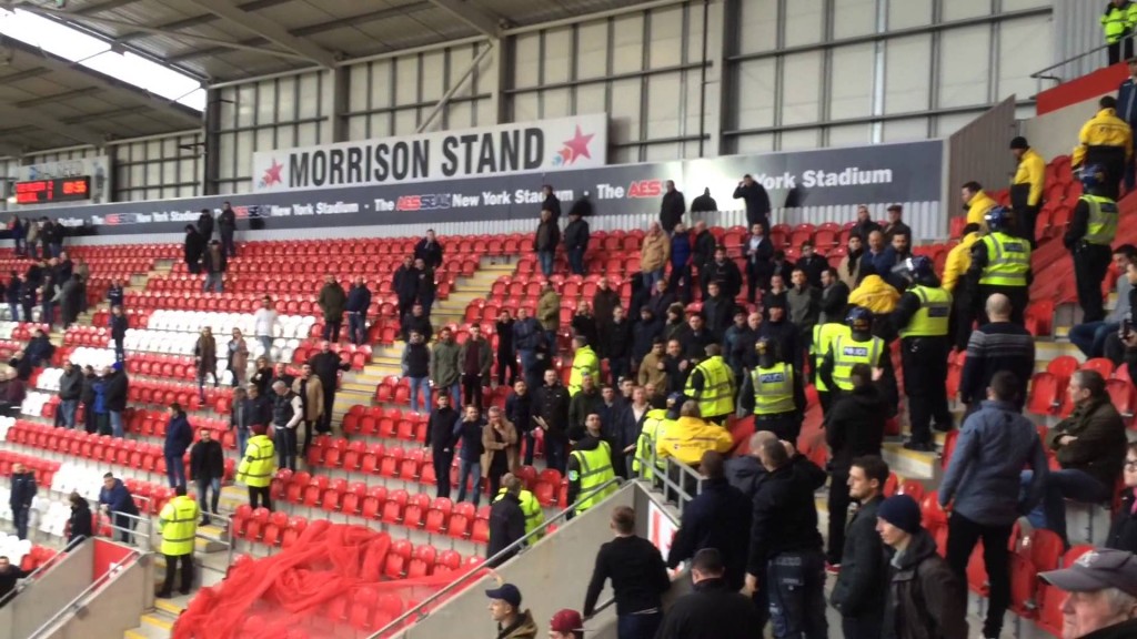 Millwall Fans Riot at Rotherham