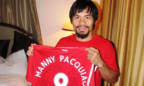 manny pacquiao famous manchester united fan